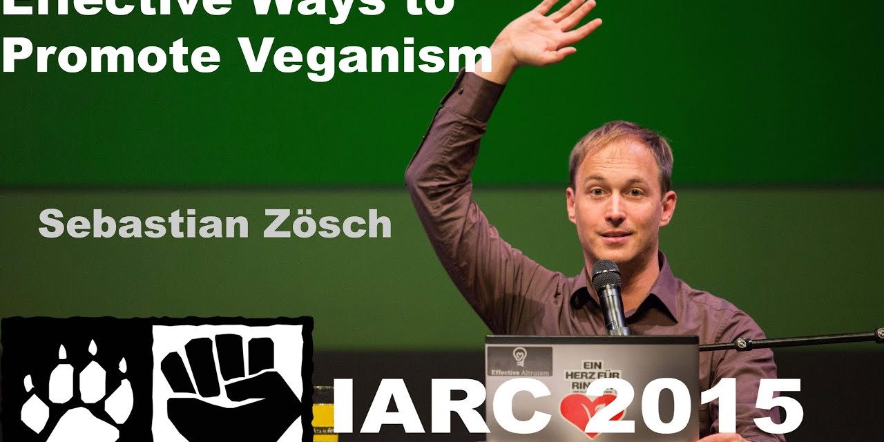 Effective Ways to Promote Veganism – Sebastian Zösch (IARC 2015)