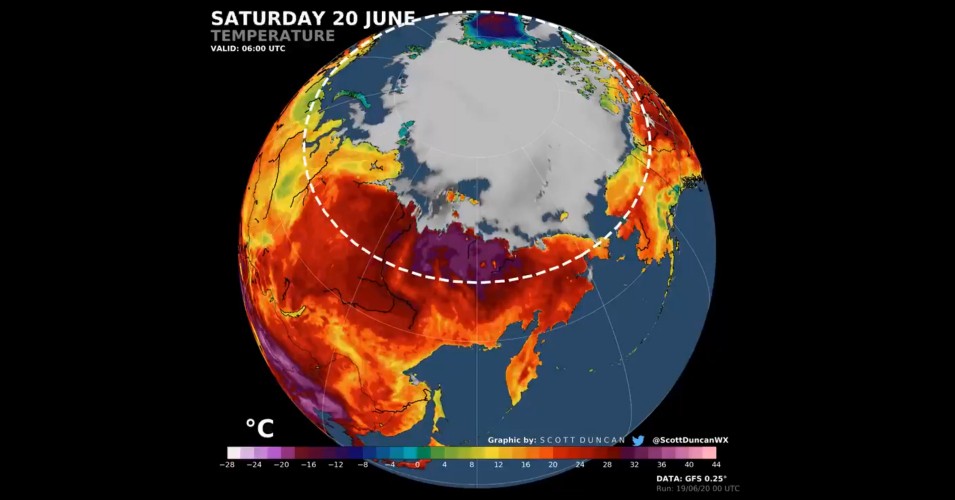 Arctic Hits Hottest Temperature on Record at 100.4 Degrees Fahrenheit